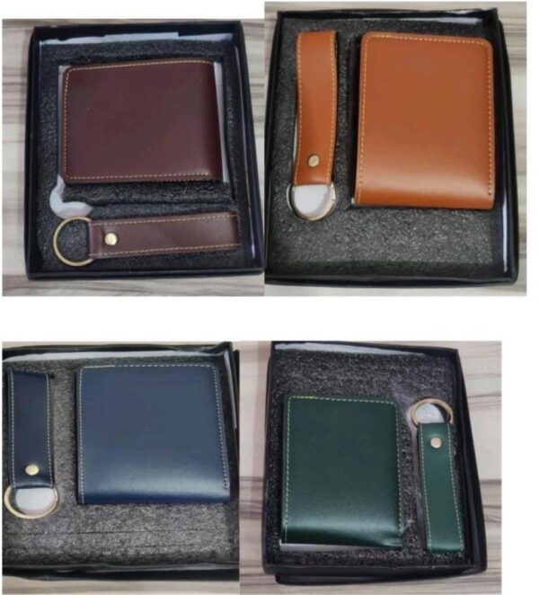 Classic Wallet & Keychain Combo