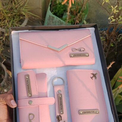 Pink 4-in-1 Personalized Ladies Combo