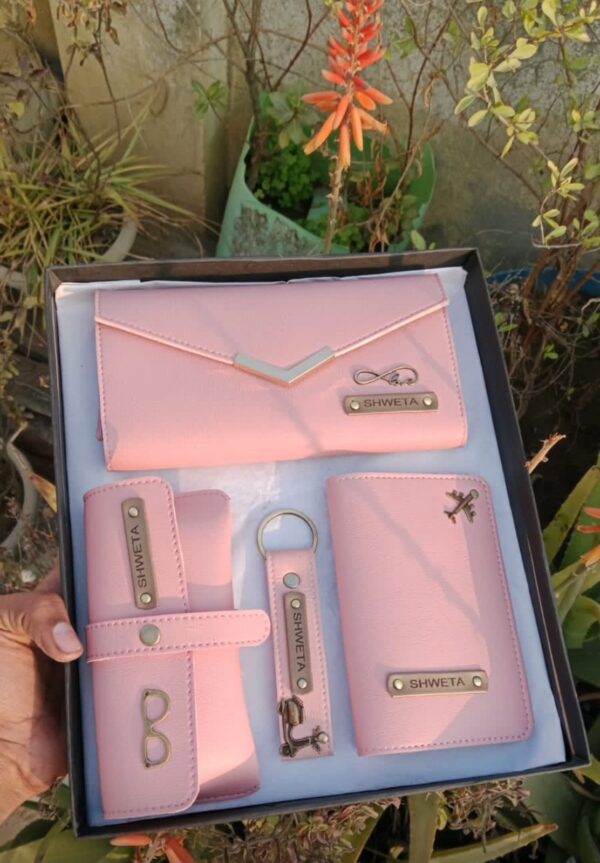 Pink 4-in-1 Personalized Ladies Combo