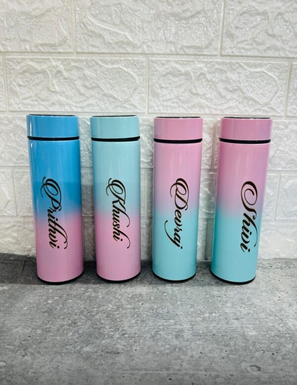 Multicolor LED Temperature Bottle