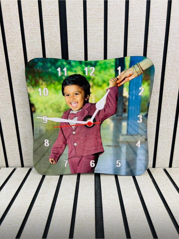 Personalized Square MDF Wall Clock