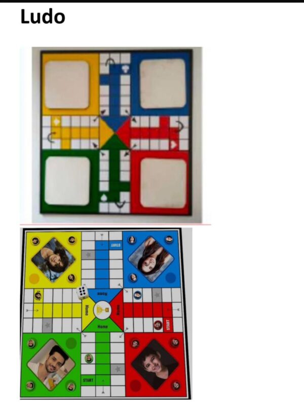 Customized Photo Ludo Board