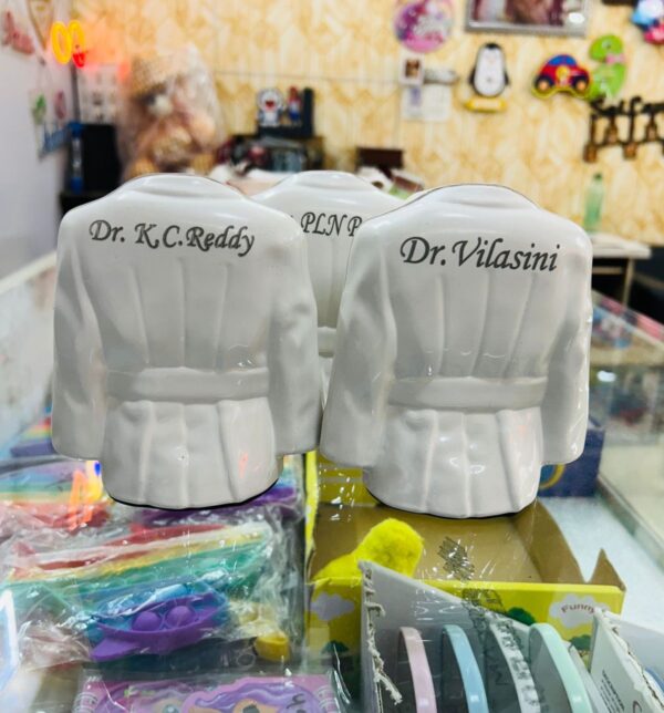 Personalized Ceramic Doctor Coat Stand