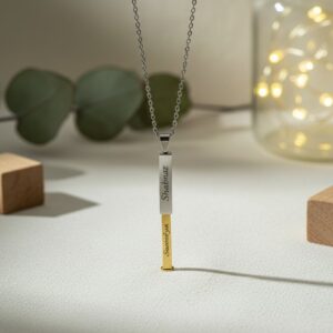 HIDDEN NAME BAR NECKLACE