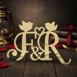 GOLDEN ACRYLIC CUTOUTS