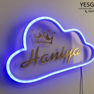 CLOUD THEME LED NAME