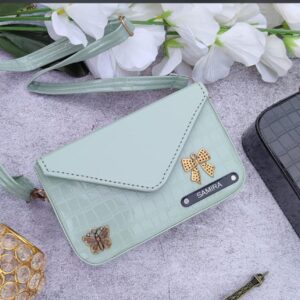 Personalized Croc Leather Sling Bag for Women